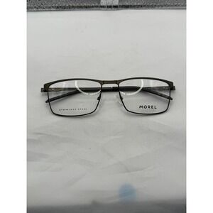 Morel‎ Halley 6 VV18 Eyeglasses Frames Stainless Steel Rectangular Designer